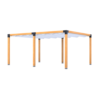 Douglas pergola, 404 x 534 cm Verando, Living